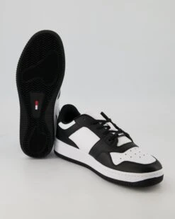 Tommy Hilfiger Jeans Basket Leather In Schwarz -Tretter Verkäufe T 05510000601 pic12