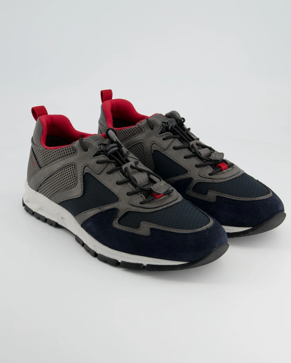 Geox U DELRAY A - TEXT WRINKL.SYN In Grau 3 Geox U DELRAY A - TEXT WRINKL.SYN In Grau