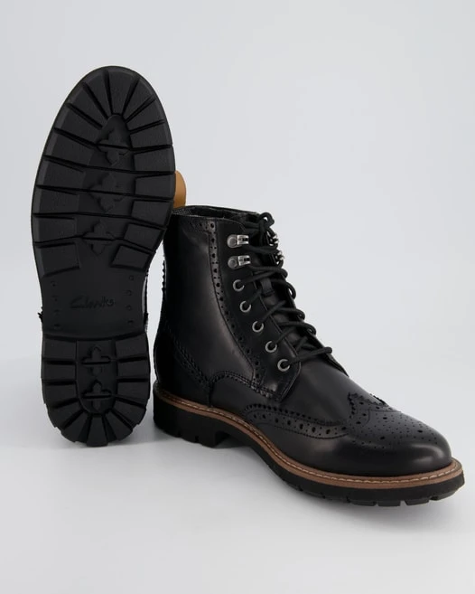 Clarks BATCOMBE LORD In Schwarz 7 Clarks BATCOMBE LORD In Schwarz – Bild 5