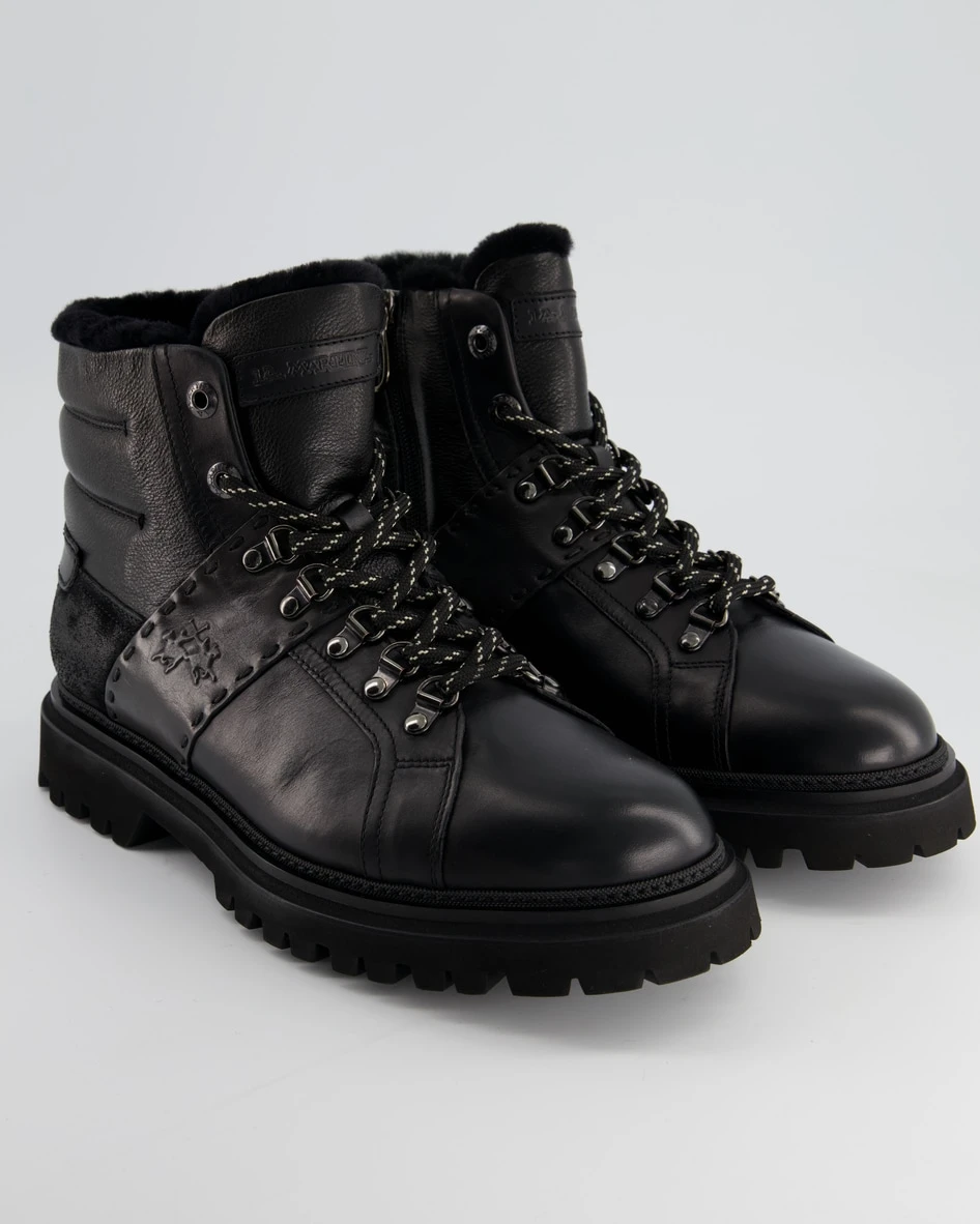 La Martina Schnürboot In Schwarz 3 La Martina Schnürboot In Schwarz