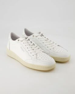 Blauer Sneaker In Weiß