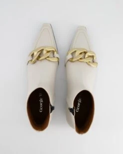 George Watts Stiefelette In Weiß -Tretter Verkäufe T 29120000012 pic11