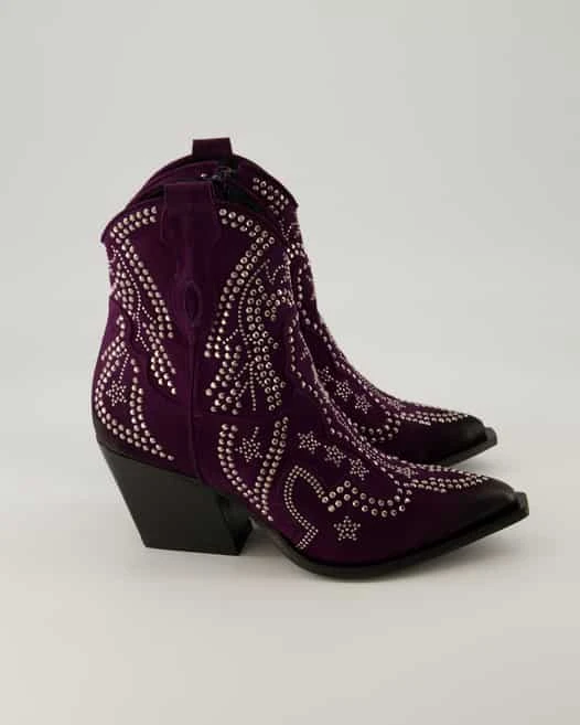 Konstantin Starke Stiefelette In Lila 4 Konstantin Starke Stiefelette In Lila – Bild 2