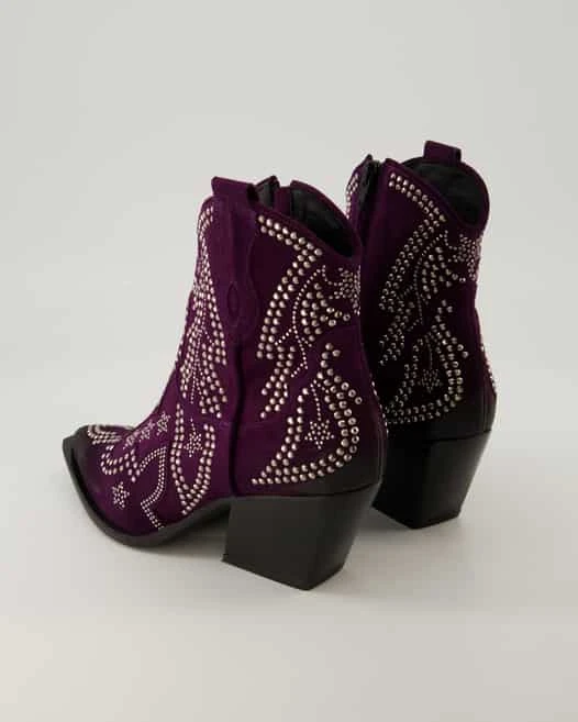 Konstantin Starke Stiefelette In Lila 5 Konstantin Starke Stiefelette In Lila – Bild 3