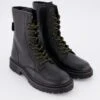 Tommy Hilfiger Jeans Lace Up Boot In Schwarz