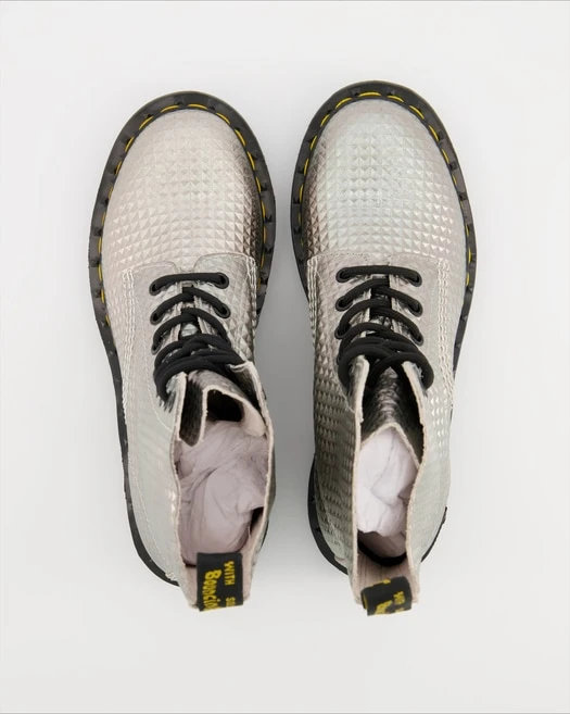 Dr. Martens 1460 Pascal In Silber 6 Dr. Martens 1460 Pascal In Silber – Bild 4