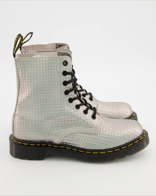 Dr. Martens 1460 Pascal In Silber 4 Dr. Martens 1460 Pascal In Silber – Bild 2