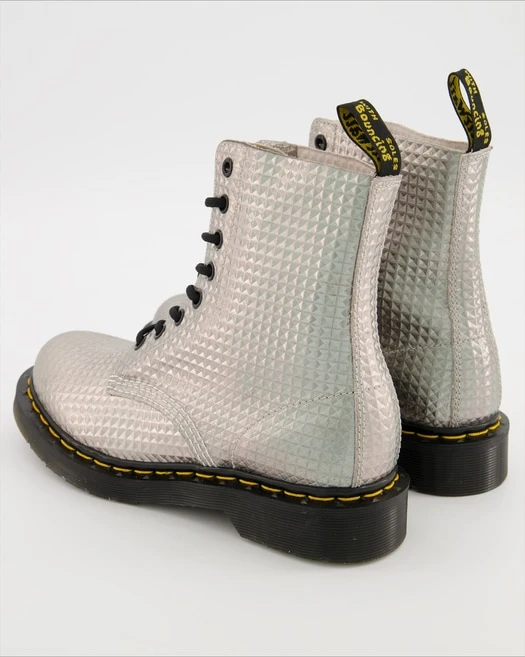 Dr. Martens 1460 Pascal In Silber 5 Dr. Martens 1460 Pascal In Silber – Bild 3