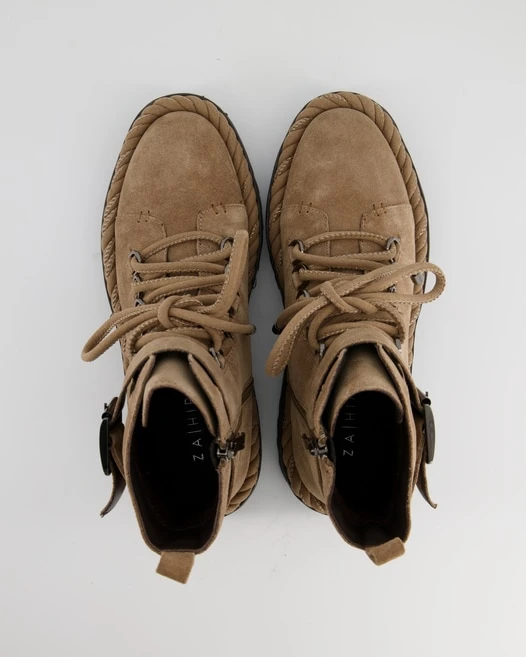 Zahira Schnürstiefelette In Braun 6 Zahira Schnürstiefelette In Braun – Bild 4