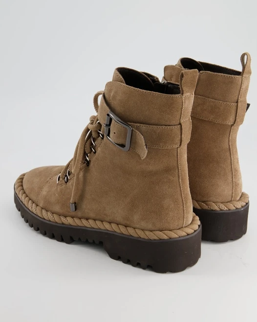 Zahira Schnürstiefelette In Braun 5 Zahira Schnürstiefelette In Braun – Bild 3